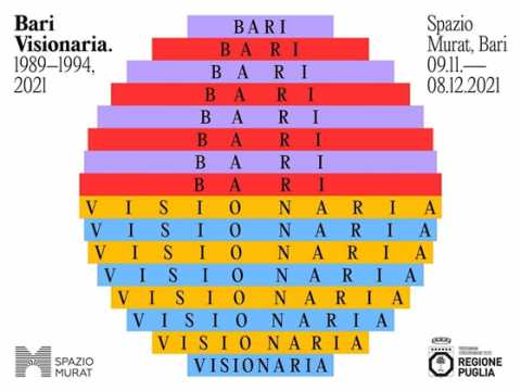 ''Bari visionaria'', installazione di Lawrence Weiner nella Sala Murat